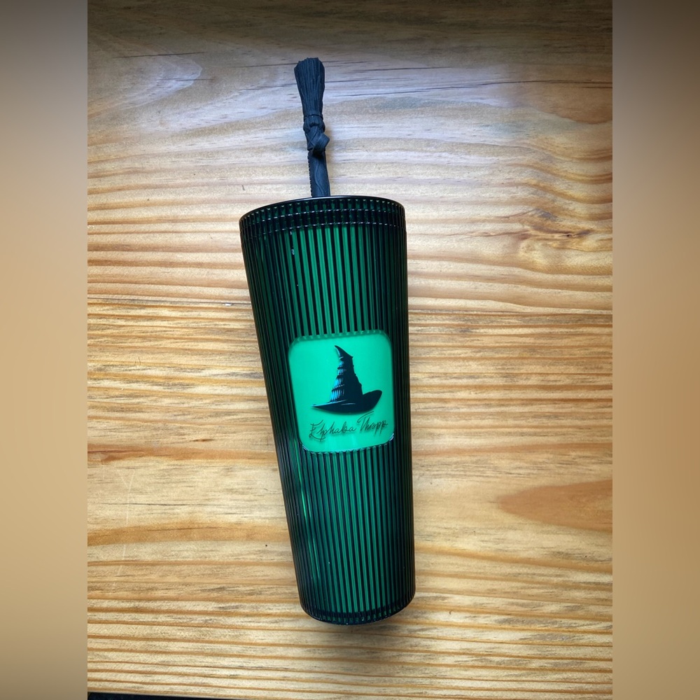 Starbucks X Wicked Green Elphaba Tumbler Glow in the Dark